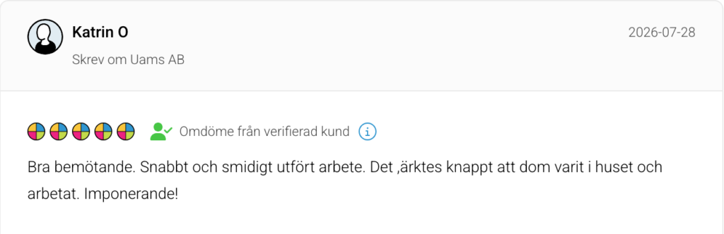 Nöjd kund lösullsisolering